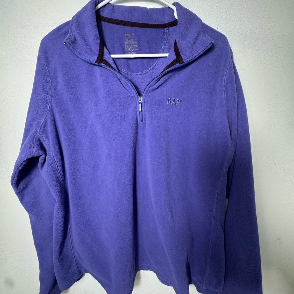 GAP Lavender Fleece Pullover